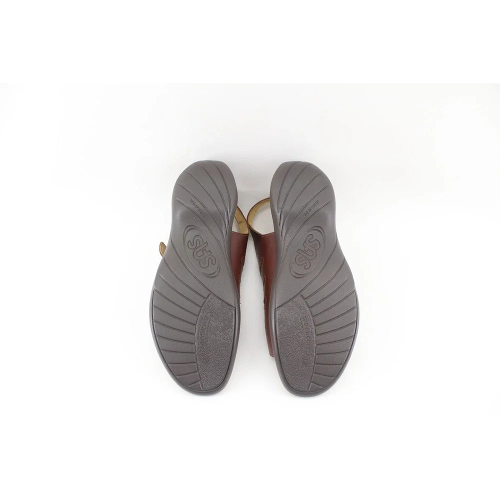 SAS Mystic Tripad Comfort Brown Leather Sandals Women's Size 8.5 N‎